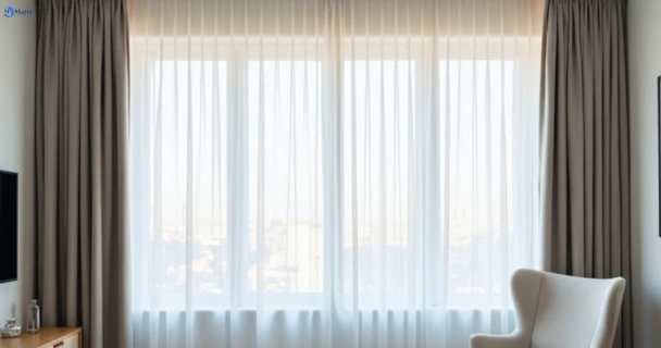 Restored vibrant drapes in ebbw-vale QLD after Matty Curtain Cleaning